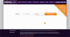 Desktop Screenshot of imperialcarsupermarkets.co.uk